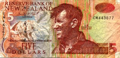 [NZ $5 Bill]